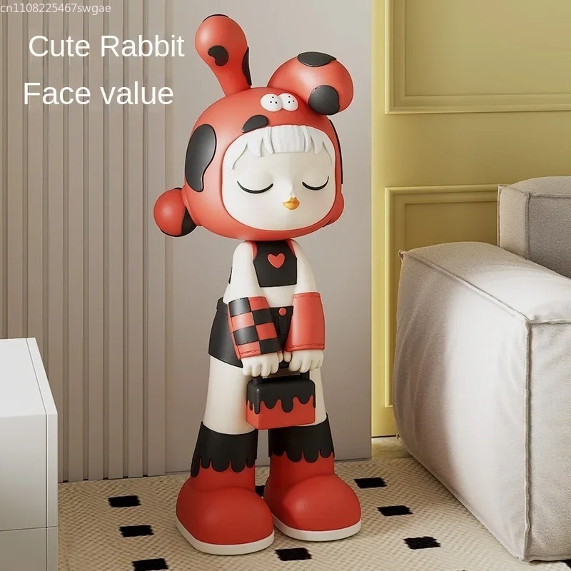 Art Cartoon Girl Statue Indoor - огляд і ціна Resin Crafts