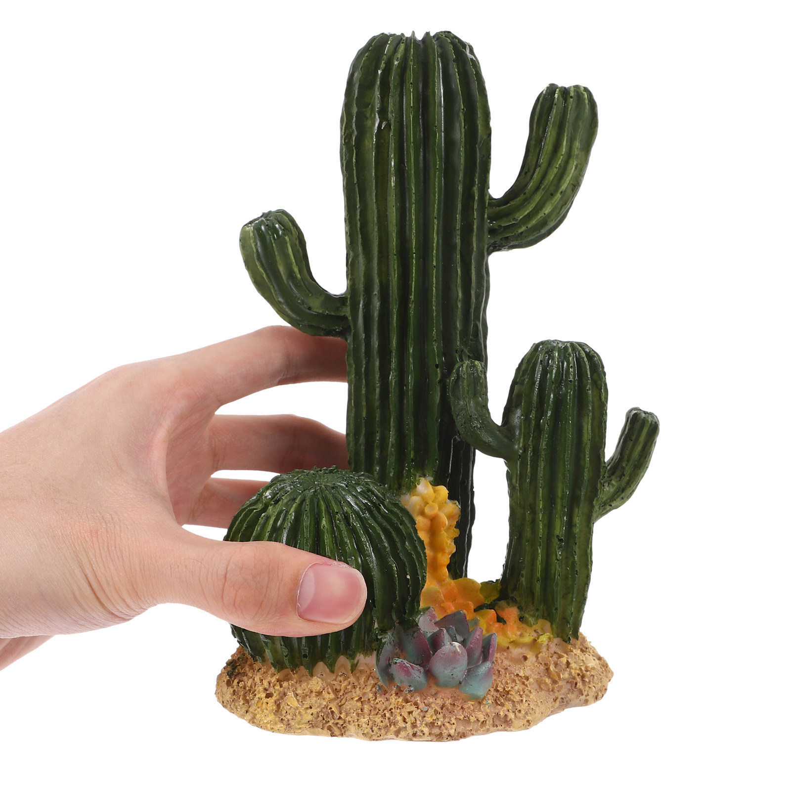 Artificial Cactus Plant Large  - огляд і ціна Terrarium Moss Art