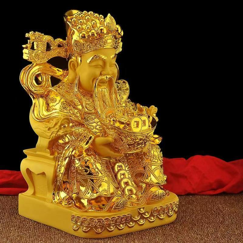 Feng Shui Gold God of Wealth L - огляд і ціна Resin Crafts