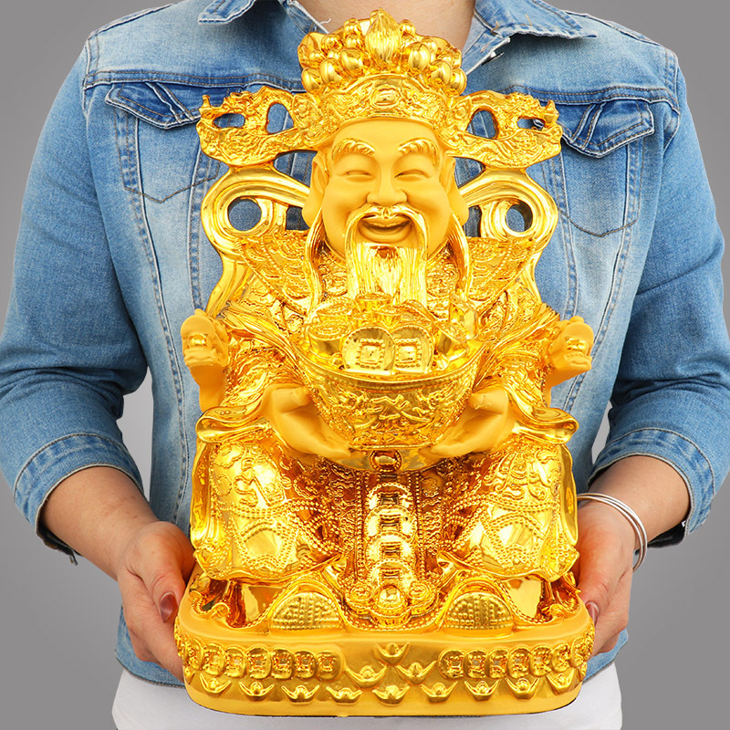 Feng Shui Gold God of Wealth L - огляд і ціна Resin Crafts