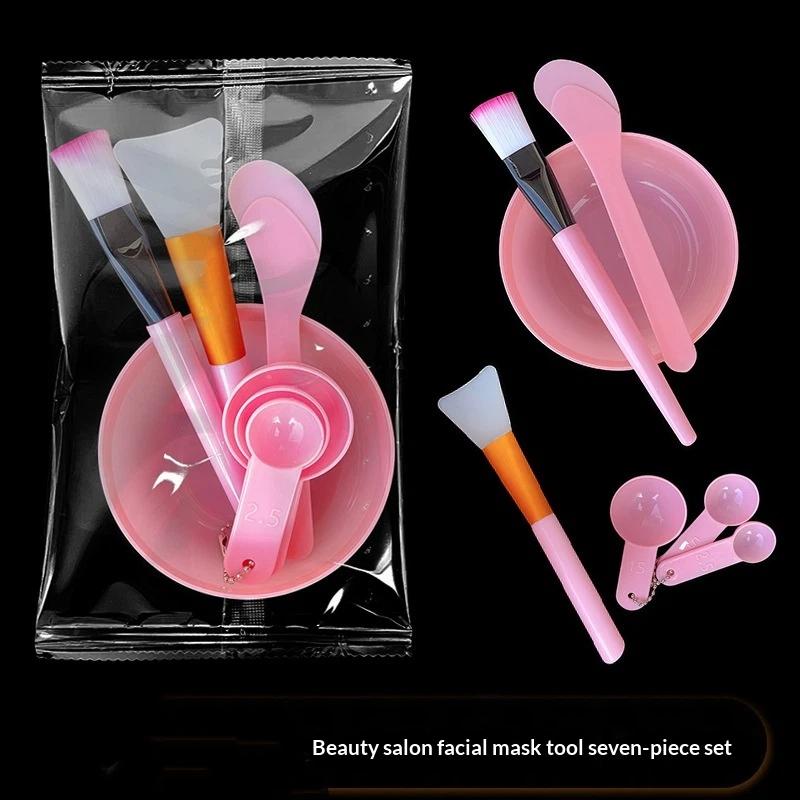 【7Pcs DIY Facemask Mixing Tool - огляд і ціна Mixing Cup Silicone
