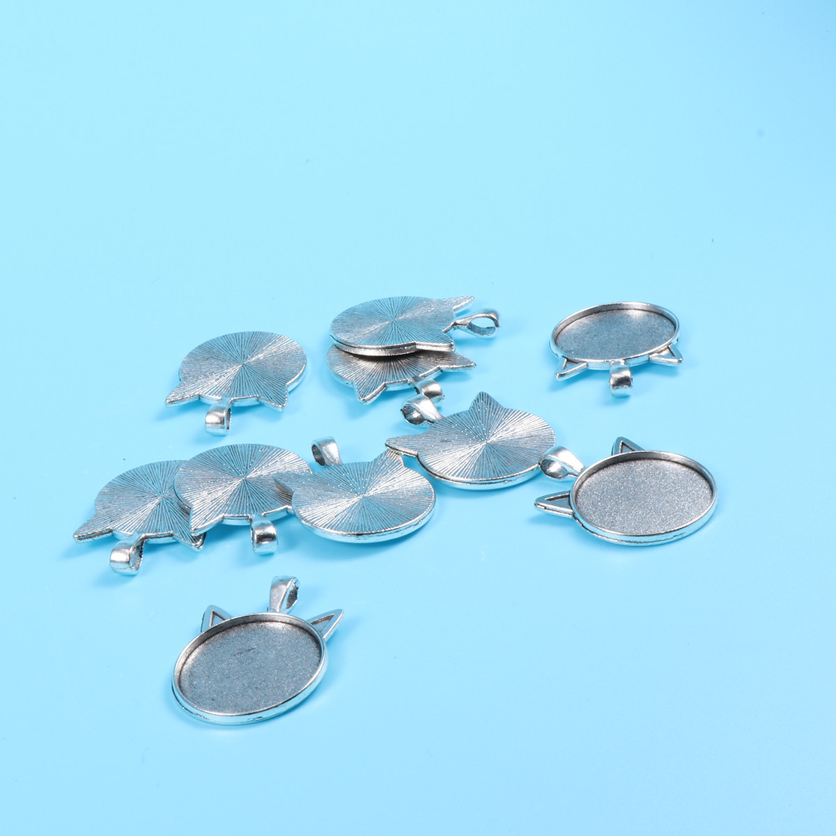 10Pcs Cat Ear Bezel Pendant Tr - огляд і ціна Resin Craft Kit