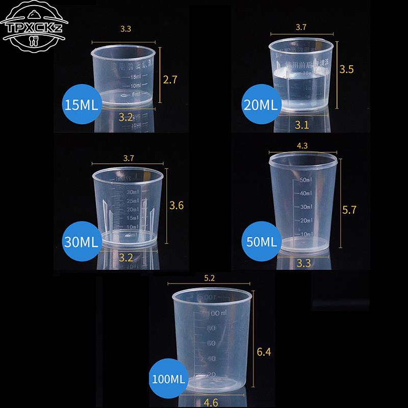 15ml-500ml Plastic Measuring J - огляд і ціна Mixing Cup Silicone