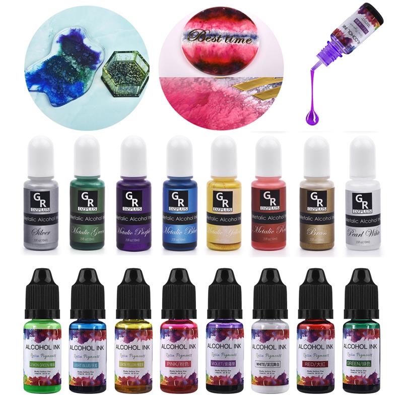 10ml/15ml Art Ink Alcohol Resi - огляд і ціна Resin Dye Alcohol