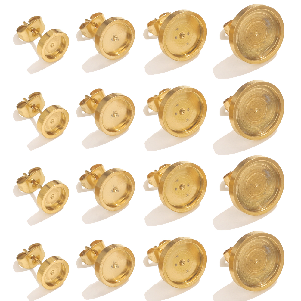10pcs Stainless Steel Gold Ear - огляд і ціна Resin Craft Kit