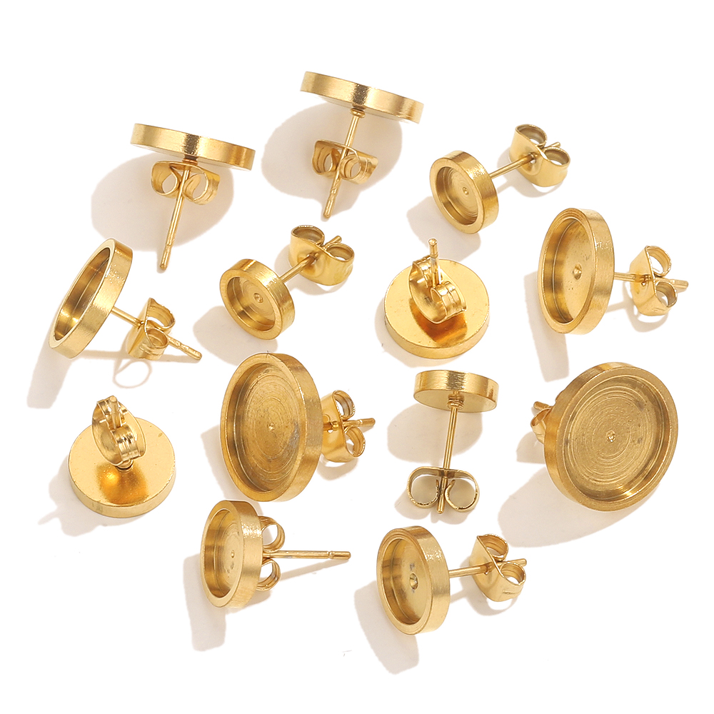 10pcs Stainless Steel Gold Ear - огляд і ціна Resin Craft Kit